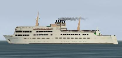 Fährschiff Drottningen