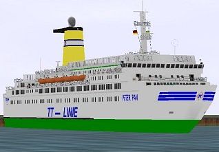 Fährschiff Peter Pan