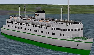 Fährschiff Theodor Heus